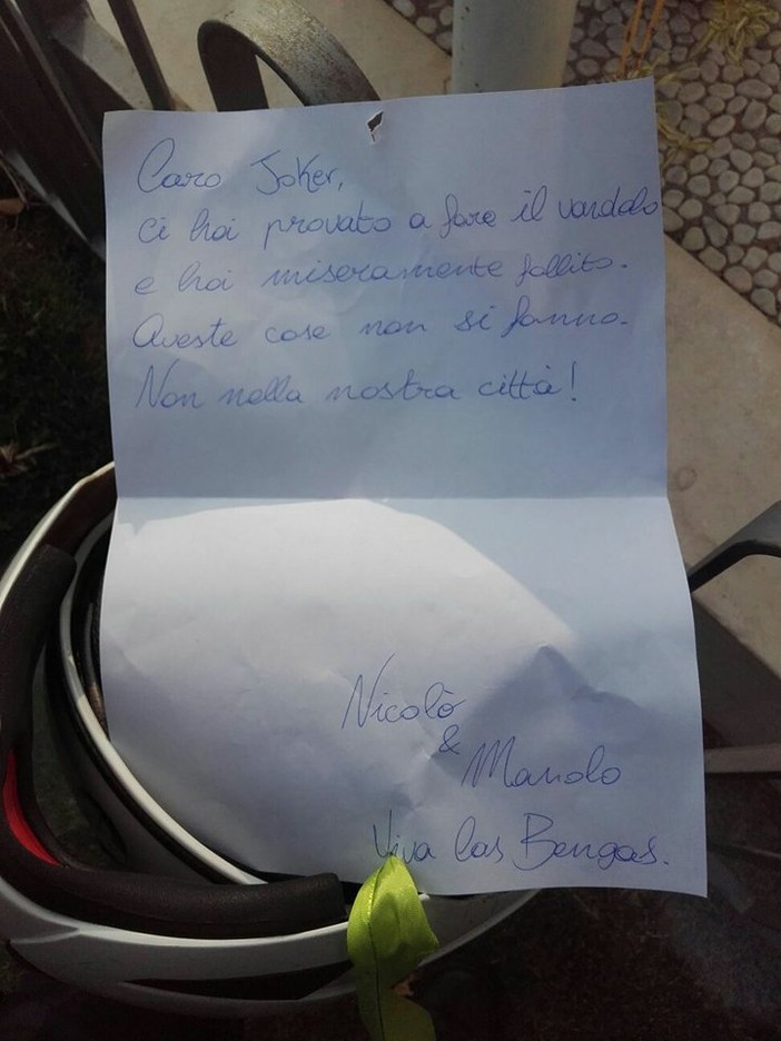 Albenga: è sfida aperta tra il "Joker" e "Viva Las Bengas"