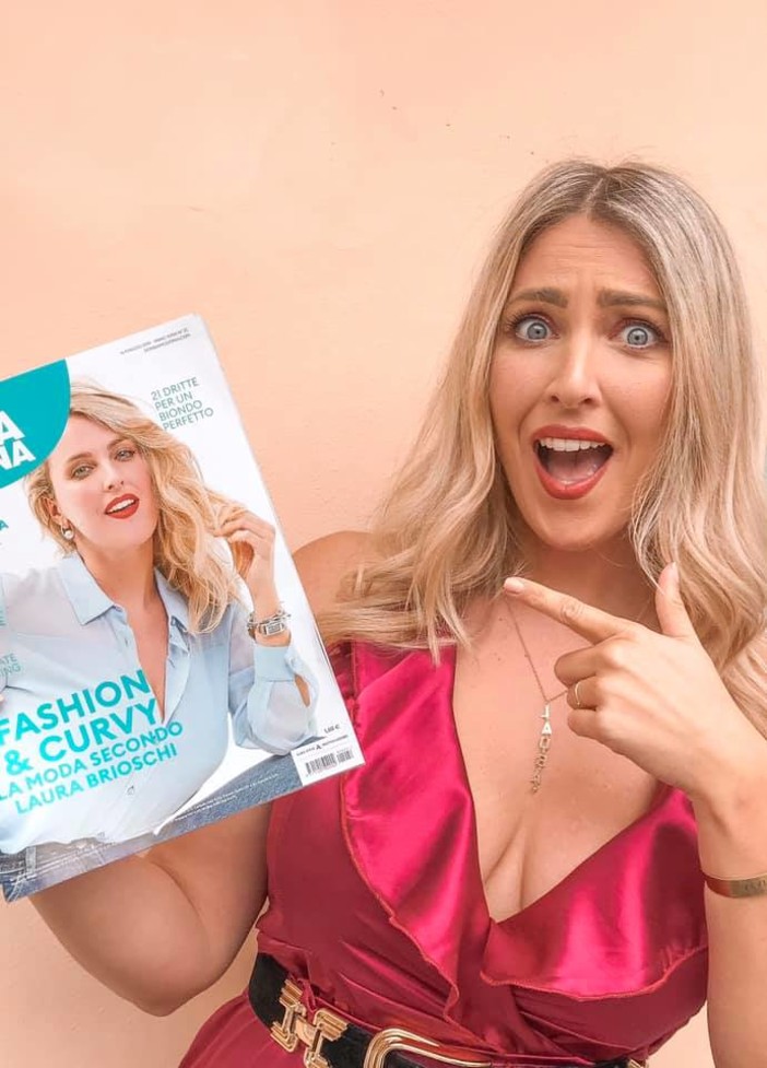 La modella pietrese Laura Brioschi conquista la copertina di Donna Moderna La modella pietrese Laura Brioschi conquista la copertina di Donna Moderna