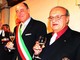 Lino Vena e il sindaco Marco Melgrati (foto di Silvio Fasano)