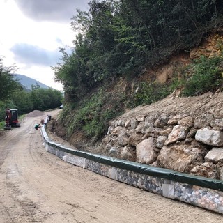 Messa in sicurezza della strada Giustenice - Pietra Ligure, Boetto: "Proseguono i lavori" (FOTO)