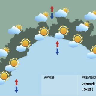 Meteo in Liguria, giornata nuvolosa. Ritorna il freddo
