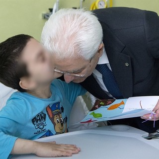 Il presidente Mattarella in visita all'Istituto Gaslini