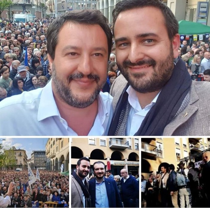 Il tour di Marco Racca, candidato alle prossime Europee, a Biella e Torino, fianco a fianco di Matteo Salvini Il tour di Marco Racca, candidato alle prossime Europee, a Biella e Torino, fianco a fianco di Matteo Salvini