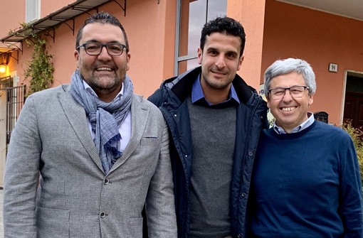 Giovanni Mela, il bomber dell'Albenga Calcio scende in campo con la Lega per Calleri sindaco