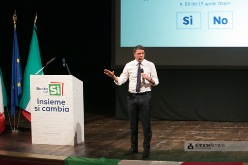 Matteo Renzi sabato al Teatro Chiabrera per la campagna referendaria