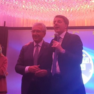 Matteo Renzi con Gianfranco Librandi, candidato alle elezioni europee con Stati Uniti d'Europa Matteo Renzi con Gianfranco Librandi, candidato alle elezioni europee con Stati Uniti d'Europa