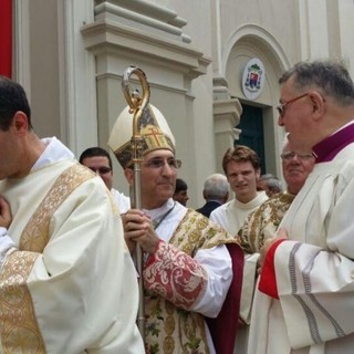 A destra monsignor Ruffino col vescovo Guglielmo Borghetti A destra monsignor Ruffino col vescovo Guglielmo Borghetti