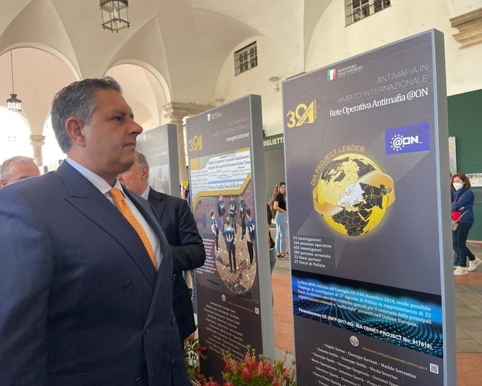 Mostra 30 anni Direzione Investigativa Antimafia, Toti: "Opportuno affrontare contrasto infiltrazioni alla luce giganteschi investimenti Pnrr"