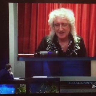 Brian May da Fazio, il grazie alla traduttrice Raffaella Rolla per il libro "Queen in 3-D"
