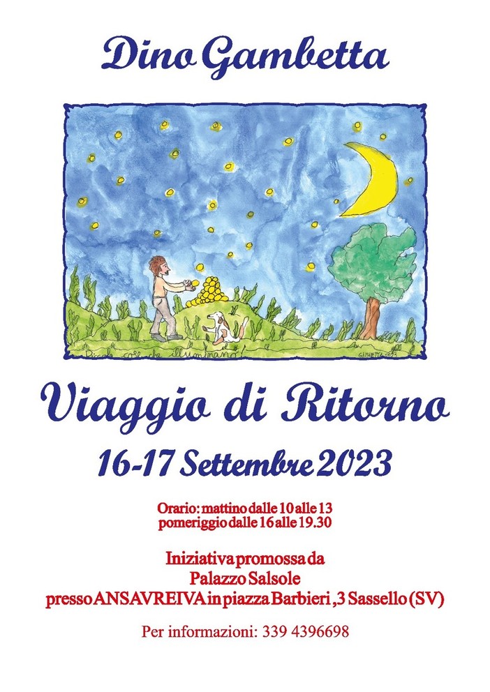 Sassello: "Viaggio di ritorno", una nuova mostra di Dino Gambetta