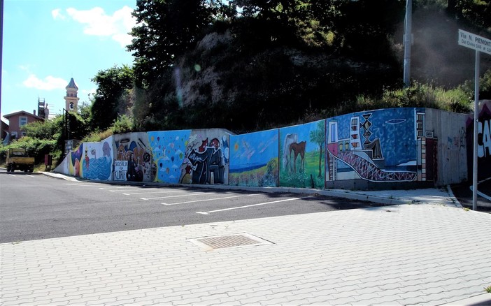 Quiliano inaugura i nuovi murales di Cadibona