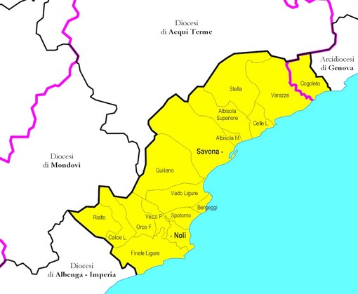 Riorganizzazione nella Diocesi di Savona-Noli: nascono le dieci "zone pastorali"