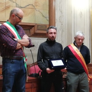 Lo scorso 25 novembre Marco “Osky” Togni era stato ricevuto nella sala consiliare del Comune di Finale Ligure