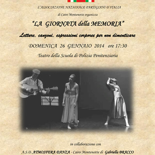 Cairo Montenotte, domenica 26 gennaio "Giornata della memoria"