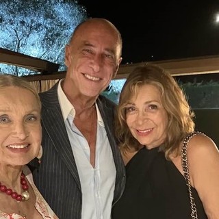 Melgrati a cena con Barbara Bouchet: "Un mito per la mia generazione"
