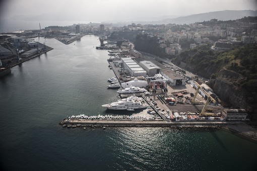 Savona, la gestione Palumbo riapre il cantiere con un nuovo yacht