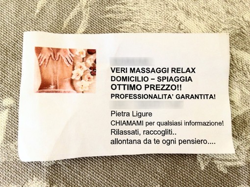 Massaggi relax a Pietra Ligure: la nuova frontiera del volantinaggio