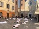 “Giù le mani dalla Palestina. No al neocolonialismo”: flashmob in piazza San Michele ad Albenga