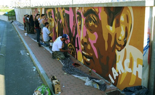 Albenga, giovedì inaugurazione del murales del &quot;Giro d'Italia&quot;