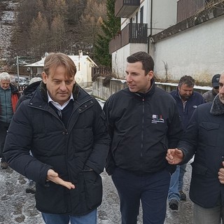 Sp 100 di Monesi: Giampedrone: "In primavera inauguriamo strada e ponte".