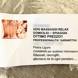 Massaggi relax a Pietra Ligure: la nuova frontiera del volantinaggio