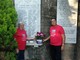 Il delegato cubano Marcelino Guerra Rosabal in visita al Monumento che ricorda i Martiri della Foce di Albenga