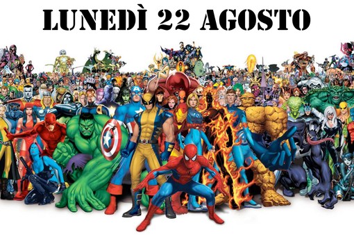 Albenga: questa sera "Marvel Party" alla Spiaggia d'Arbenga Albenga: questa sera "Marvel Party" alla Spiaggia d'Arbenga