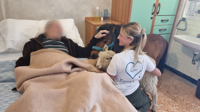 Diano Castello, Malvina Abbattista ci è riuscita: per la prima volta in Italia la Pet Therapy entra in una struttura sanitaria