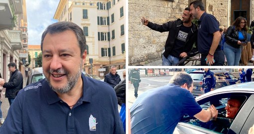 Matteo Salvini ad Albenga: "La sinistra si attacca a tutto, destinata a restare all'opposizione anche in Liguria" Matteo Salvini ad Albenga: "La sinistra si attacca a tutto, destinata a restare all'opposizione anche in Liguria"