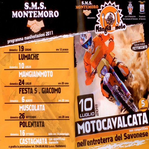 Oggi il primo Trofeo Franco Amerio e la Motocavalcata dell'S.M.S. Montemoro Oggi il primo Trofeo Franco Amerio e la Motocavalcata dell'S.M.S. Montemoro