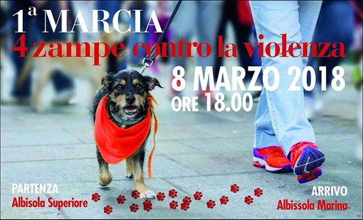 Albisola Superiore: marcia a quattro Zampe contro la Violenza