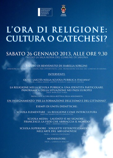 L'ora di Religione: cultura o catechesi