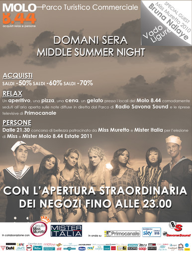 Vado Ligure: è per questa sera la la Middle Summer Night del Molo 8.44