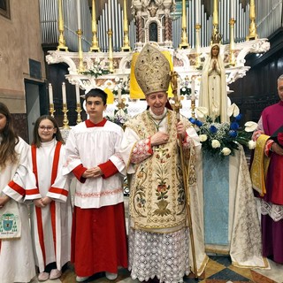 Alassio, pellegrinaggio della statua della Madonna di Fatima nel giorno dell'Immacolata Alassio, pellegrinaggio della statua della Madonna di Fatima nel giorno dell'Immacolata