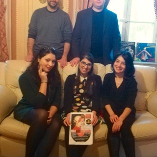 Nella fotogallery: due foto del concerto di Alberto Maiorana, una foto dei soci fondatori a Villa Mainero di Toirano e una foto di Elena Piccione e Stefano Velluti (direttrice artistica e presidente AMI)