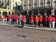 Savona, una maglietta rossa in piazza Mameli, segno di solidarietà, accoglienza e giustizia sociale. Rago, Anpi: "Basta morti in mare"