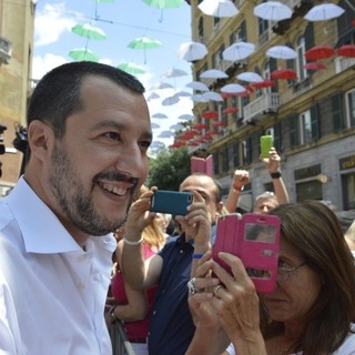 Il vicepremier Matteo Salvini è atteso ad Albenga