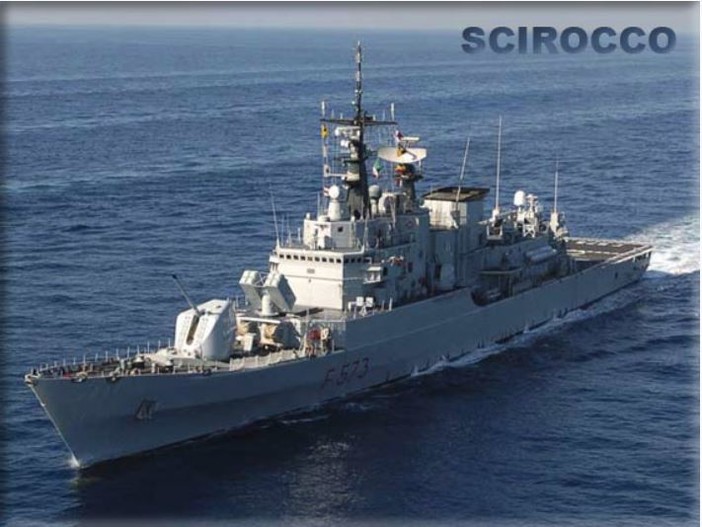 A Savona arriva la fregata della Marina Militare "Scirocco F573" A Savona arriva la fregata della Marina Militare "Scirocco F573"
