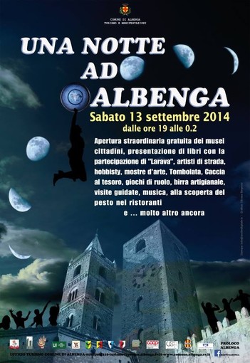L’estate ad Albenga continua domani con “Una notte ad Albenga&quot;
