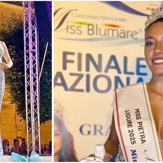 Noemi Carfora è Miss Pietra Ligure Blumare 2025