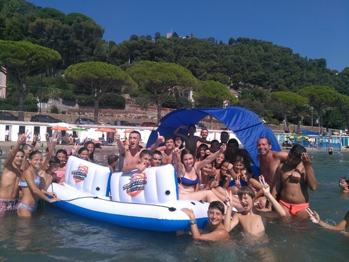 Un nuovo gonfiabile al "Campo Sole" di Alassio (FOTOnotizia)