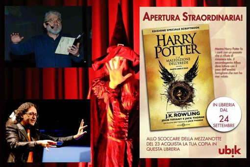 Notte bianca alla Ubik per l'uscita del nuovo "Harry Potter e la Maledizione dell'erede" Notte bianca alla Ubik per l'uscita del nuovo "Harry Potter e la Maledizione dell'erede"