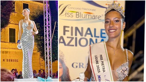 Noemi Carfora è Miss Pietra Ligure Blumare 2025