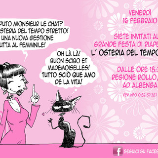 Osteria del Tempo Stretto di Albenga inaugura la nuova gestione