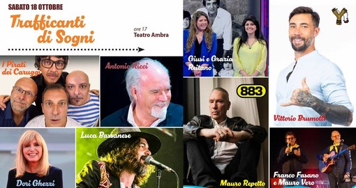 Ad Albenga tornano i Trafficanti di sogni: il 18 ottobre al Teatro Ambra
