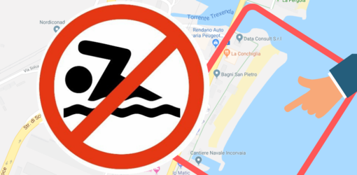 Vado, divieto preventivo di balneazione nel tratto di arenile tra il torrente Quiliano e il cantiere navale Incorvaia
