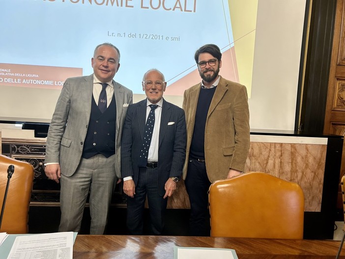 Pierangelo Olivieri rieletto all’unanimità alla guida del Consiglio delle Autonomie Locali della Liguria