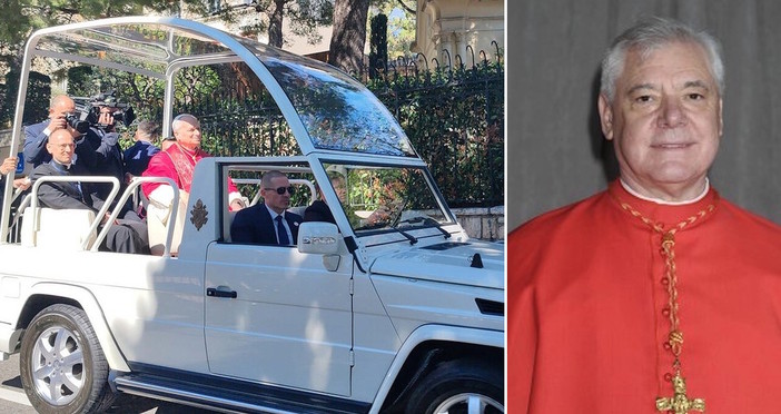 Papa Leone XIV e a destra il cardinale Gerhard Ludwig Müller