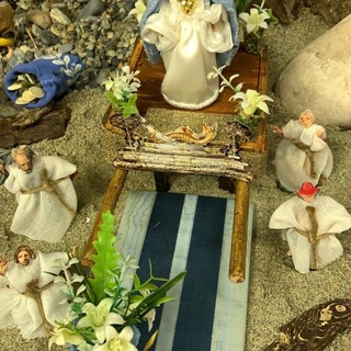 Inaugurato il presepe della Compagnia di San Pietro a Finalmarina Inaugurato il presepe della Compagnia di San Pietro a Finalmarina