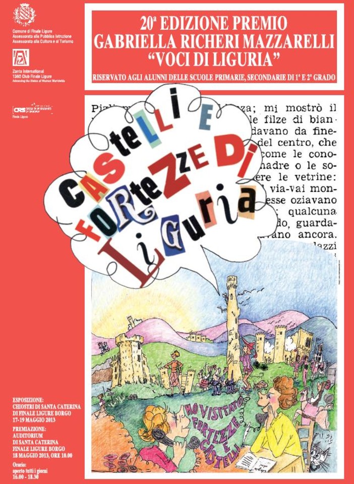 Finale Ligure, dal 17 al 19 maggio Premio Richeri Mazzarelli Finale Ligure, dal 17 al 19 maggio Premio Richeri Mazzarelli